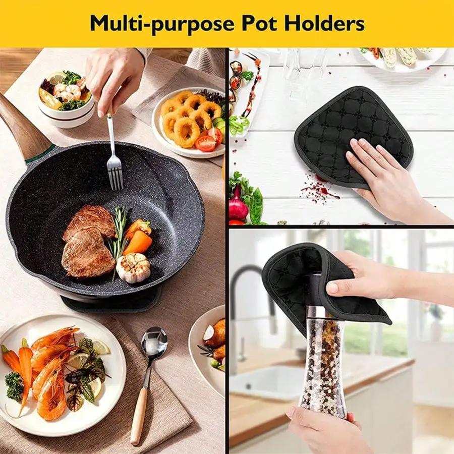 4PCS Silicone Kitchen Microwav - Heat Resistant Glove recension och pris