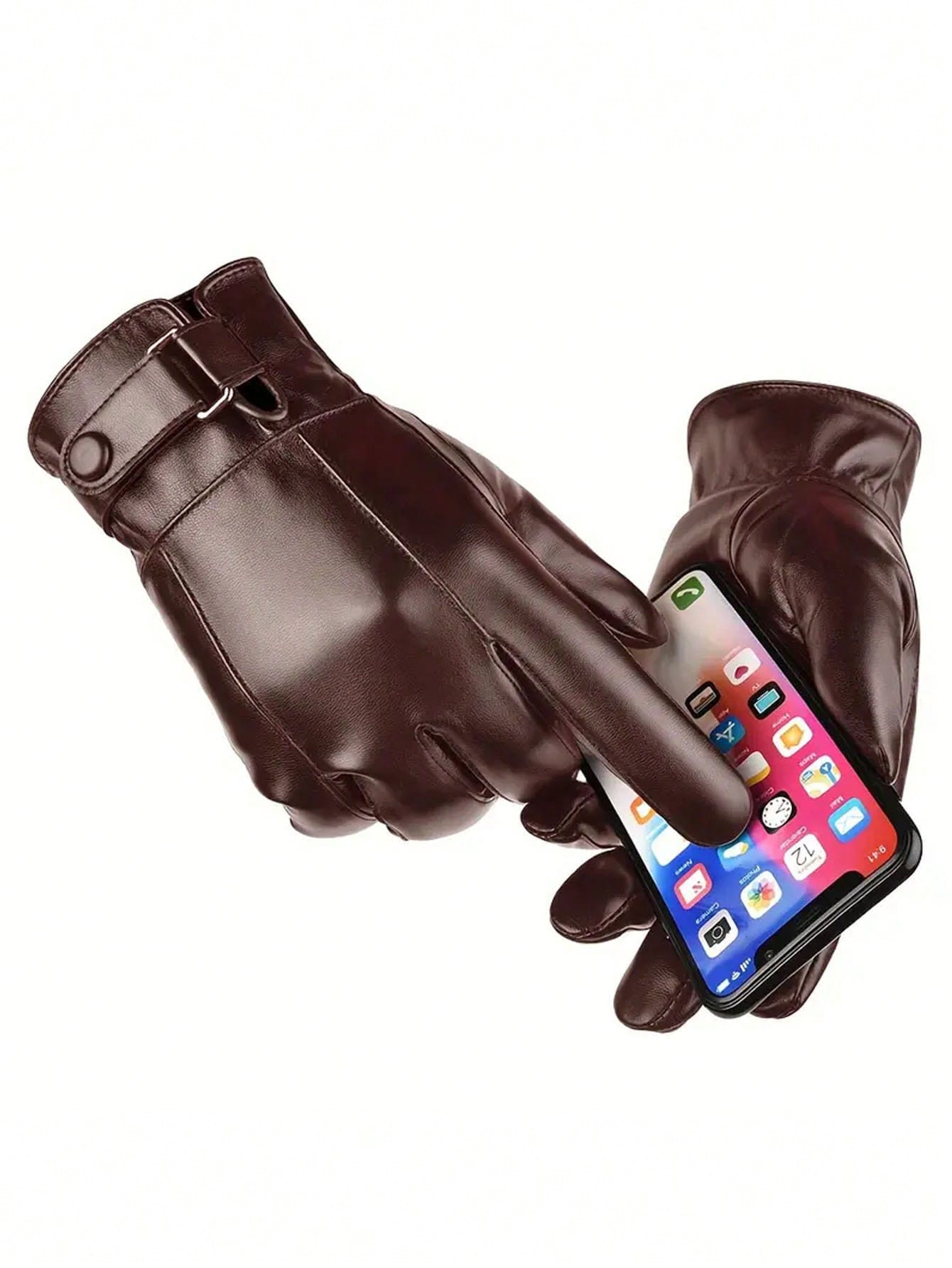 Men's Winter Warm Faux Leather - Leather Driving Glove recension och pris