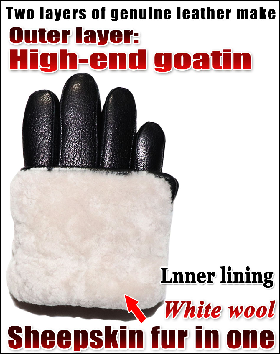 Deerskin Pattern Male Leather  - Leather Driving Glove recension och pris