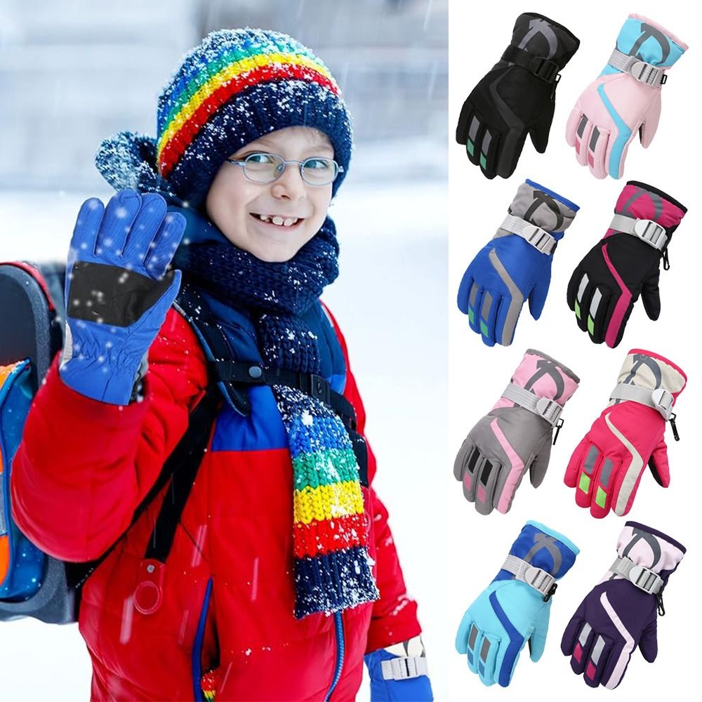 Cute Windproof Children Ski Gl - Ski Glove Waterproof recension och pris
